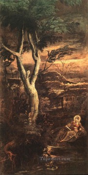 ティントレット Painting - 聖マグダラのマリア イタリア ルネサンス ティントレット